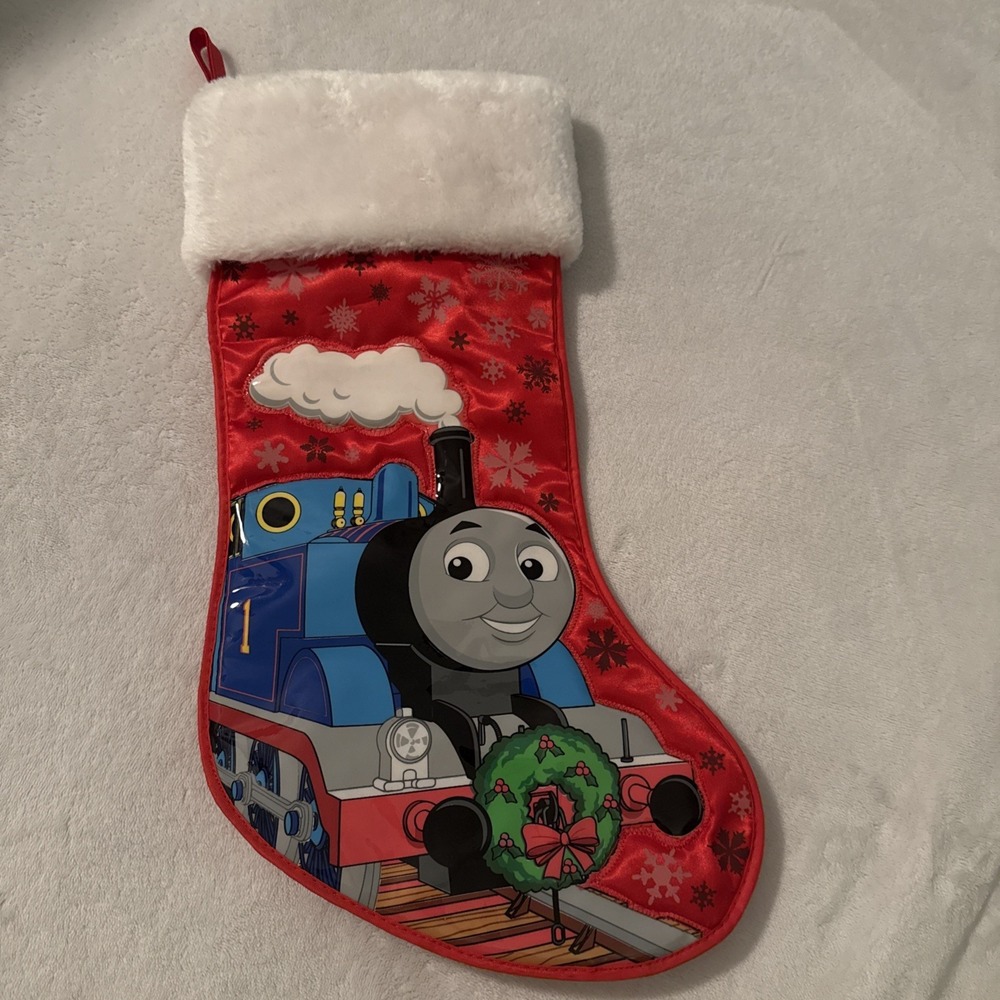 Thomas the Train Christmas Stocking 2013 Kurt Adler Tank Engine Wreath